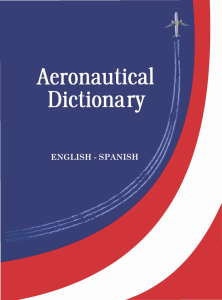 Diccionario Aeron&aacute;utico Ingl&eacute;s-Espa&ntilde;ol