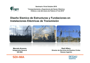 Dise&ntilde;o S&iacute;smico de Estructuras de Transmisi&oacute;n El&eacute;ctrica en Chile