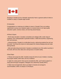 Study in Canada: A Guide for International Students