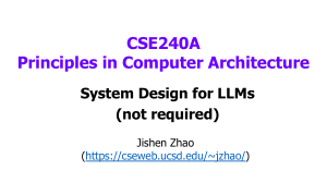 LLM System Design: Computer Architecture Principles