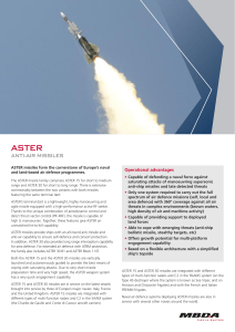 ASTER Anti-Air Missiles: Capabilities & Specifications