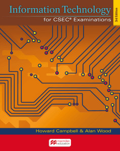 IT for CSEC® Exams: Textbook, 3rd Edition
