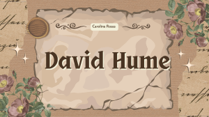 David Hume: Empirismo y Filosofía de la Ilustración