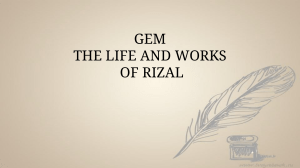 Rizal's Higher Education: Ateneo Life & Works