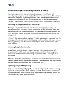 VR in Manufacturing: Revolutionizing Operations with Virtual Reality