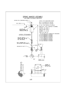 Spring Hanger Assembly Technical Drawing