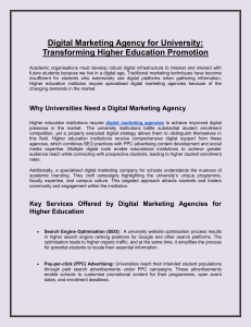 Digital Marketing for Universities: Agency Services & Benefits