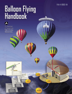 Balloon Flying Handbook - FAA Guide