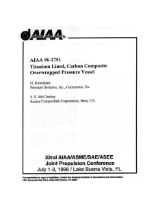 Titanium-Lined Carbon Composite Pressure Vessel Design