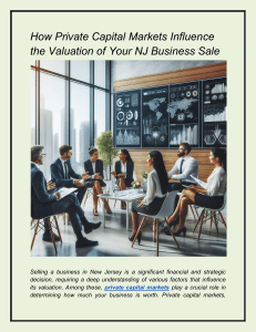 NJ Business Sale: Private Capital & Valuation