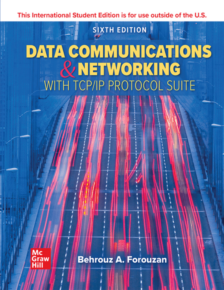 Data Communications & Networking with TCP/IP Suite