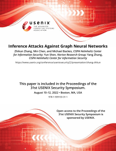 GNN Inference Attacks: Security & Privacy