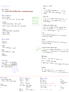 Electrochemistry Notes: Electrolysis, Cells, and Reactions
