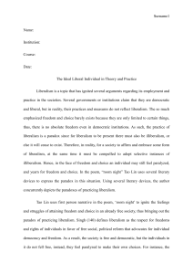 Liberalism Paradox in Tao Lin's 'room night' Analysis