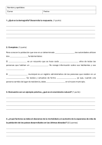 Hoja de Trabajo de Demograf&iacute;a: Poblaci&oacute;n, Migraci&oacute;n y Crecimiento