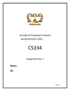 CS334 Assignment 1: Grammars and Parsing