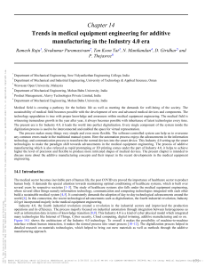 Medical Equipment Engineering & Additive Manufacturing Trends