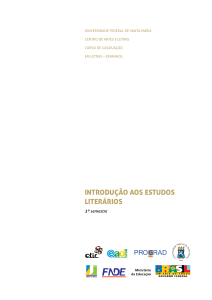 Introdu&ccedil;&atilde;o aos Estudos Liter&aacute;rios: Livro de Curso