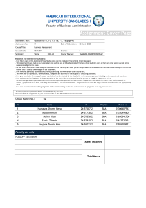 Business Management Assignment: Manager Roles & Responsibilities