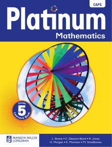 Grade 5 Mathematics Textbook: Numbers, Operations, Shapes