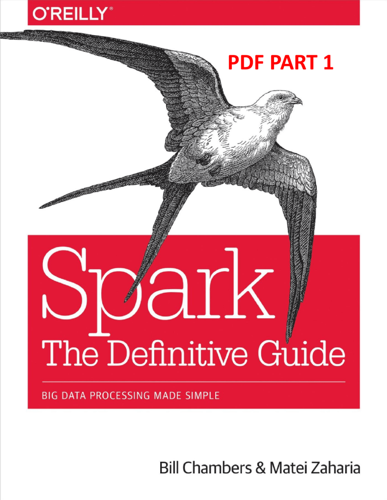 Apache Spark: The Definitive Guide - Big Data Processing