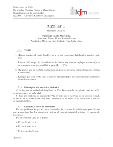 Conjunto de Problemas de Mec&aacute;nica Cu&aacute;ntica - Nivel Universitario