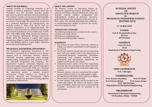 NCIPMES-2025: Mechanical Engineering Contest at NIT Rourkela