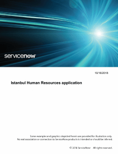 ServiceNow Istanbul HR Service Management Application Guide