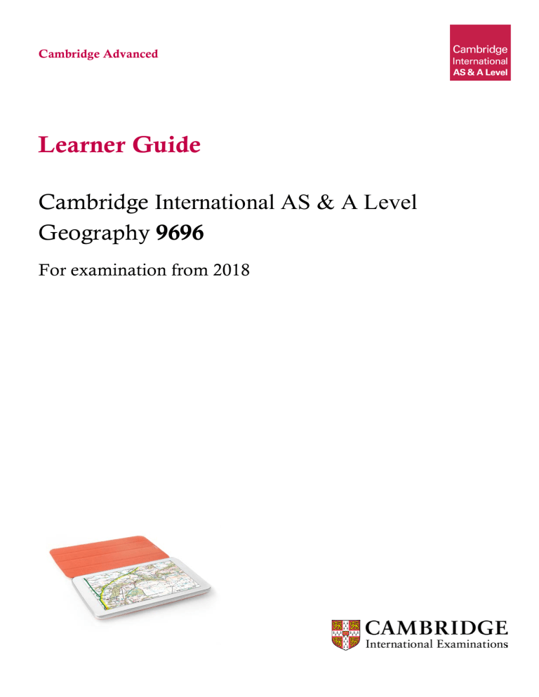 Cambridge A Level Geography Learner Guide