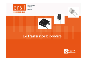 Pr&eacute;sentation Transistor Bipolaire : Fonctionnement NPN & PNP