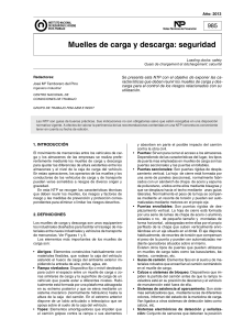 Seguridad en Muelles de Carga: Nota T&eacute;cnica de Prevenci&oacute;n