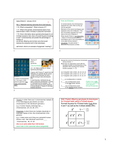 Genetics: Aneuploidy, Trisomy 21, and X-Linked Traits