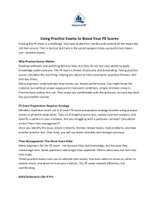Boost PE Scores: Practice Exam Strategies