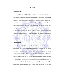 Parental Involvement & STEM Student Engagement Research