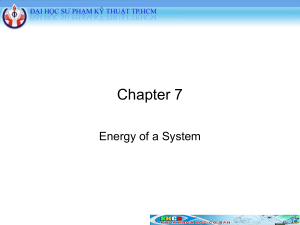 Energy of a System: Work & Kinetic Energy