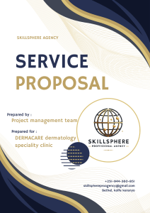 Skillsphere Agency: Digital Marketing Proposal for Dermacare