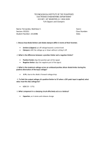 Clippers and Clampers: Electronics Engineering TLA