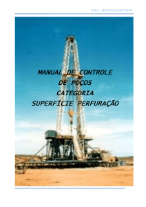 Manual de Controle de Po&ccedil;os: Seguran&ccedil;a na Perfura&ccedil;&atilde;o de Superf&iacute;cie