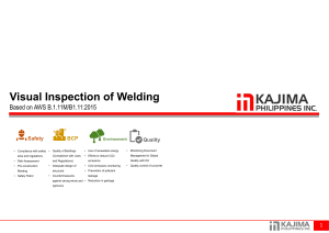 Visual Welding Inspection: AWS B.1.11 Guide