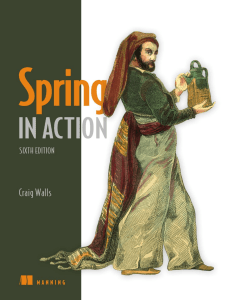 Spring in Action, Sixth Edition: Java Framework Textbook