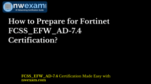 Fortinet FCSS_EFW_AD-7.4 Certification Prep Guide