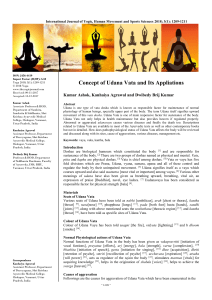 Udana Vata in Ayurveda: Concept & Applications