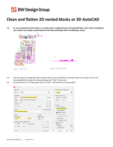 Clean & Flatten AutoCAD Drawings: A Step-by-Step Guide