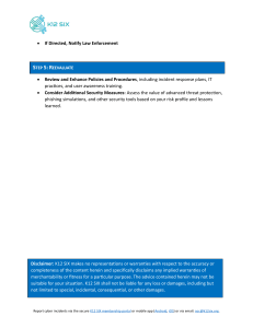 K12 Cybersecurity: Incident Response & Policy Review