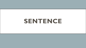 Sentences: Definition, Types, and Components