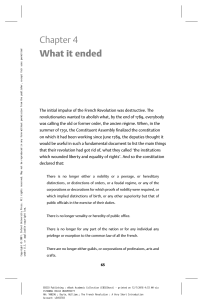 French Revolution: What It Ended - Despotism & Aristocracy