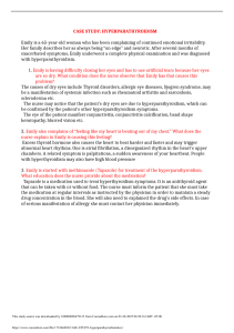 Hyperparathyroidism Case Study: Symptoms & Treatment