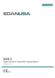 DUS 3 Ultrasound System User Manual