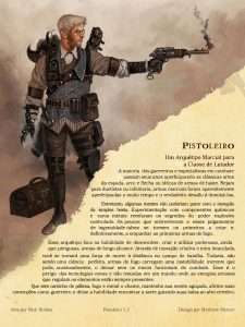 Arquétipo de Lutador Pistoleiro | D&D 5e