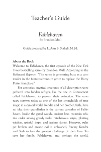 Fablehaven Teacher's Guide: Lesson Plans & Activities